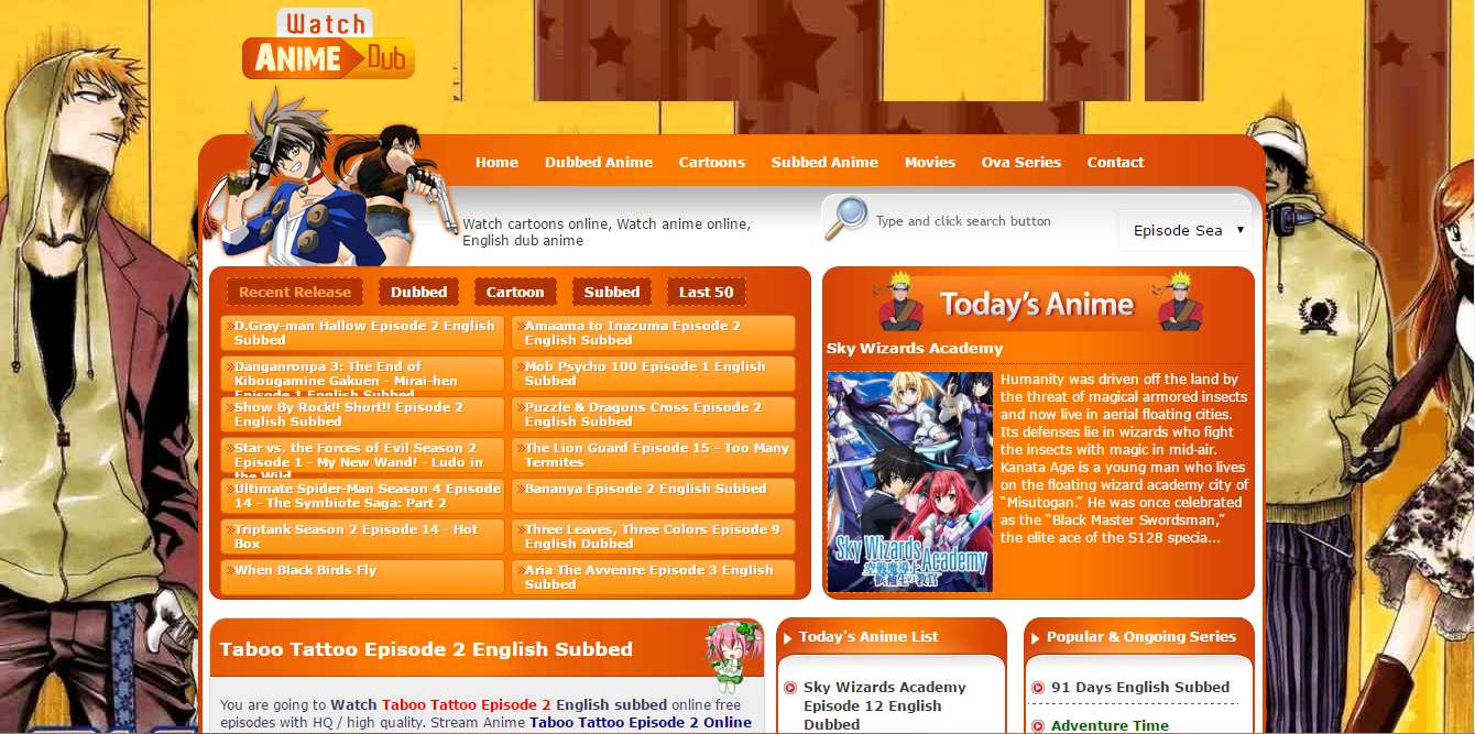download anime english dub for free